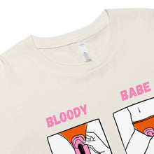 Load image into Gallery viewer, Bloody Babe Women’s crop top
