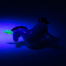 Load image into Gallery viewer, UV Reactive Unicorne Bowl Piece
