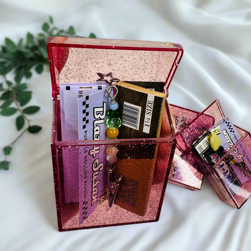 Pink Glitter Smoking Kit