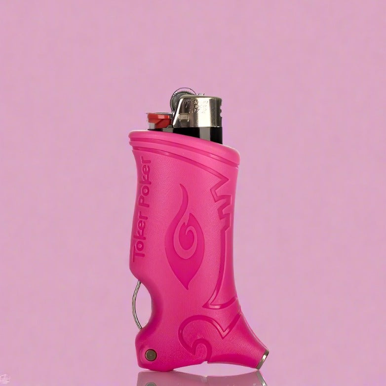 Pink Poker Lighter Case