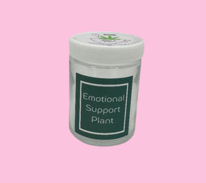 Emotional Support Plant Screw-top Stash Jar