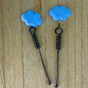 Keychain dab tool with cloud charm