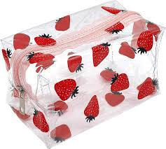 Strawberry Zippered  Bag