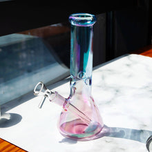 Load image into Gallery viewer, Iridescent Beaker Water Pipe 8 Inch
