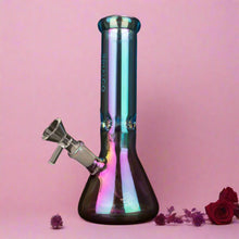 Load image into Gallery viewer, Iridescent Beaker Water Pipe 8 Inch
