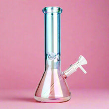 Load image into Gallery viewer, Iridescent Beaker Water Pipe 8 Inch
