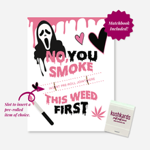 Load image into Gallery viewer, Ghost Face Cannabis Greeting Card
