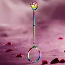 Load image into Gallery viewer, Rainbow Rose Joint Holder Ring
