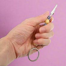 Load image into Gallery viewer, Pom-Pom Keychain Cigarette Holder Clip
