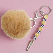 Load image into Gallery viewer, Pom-Pom Keychain Cigarette Holder Clip
