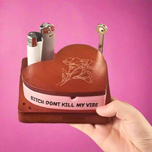 Load image into Gallery viewer, Ceramic Heart Ashtray Set with Lid and Lighter Holder
