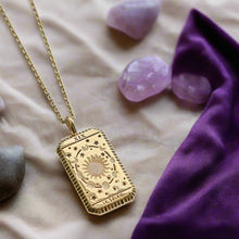 Load image into Gallery viewer, Sun Tarot Necklace
