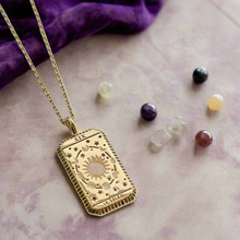 Load image into Gallery viewer, Sun Tarot Necklace
