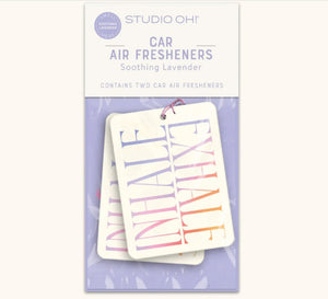 Inhale Exhale Car Air Freshener Soothing Lavender