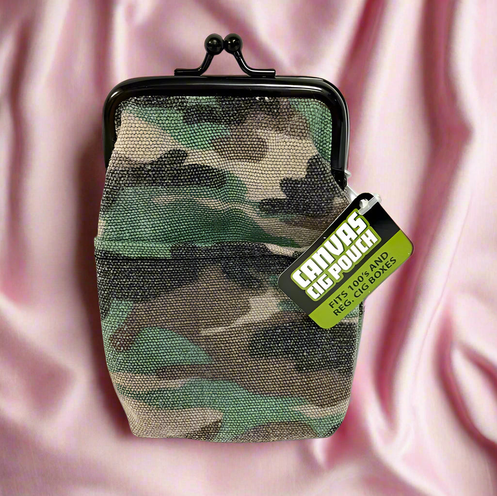 Camo Canvas Cigarette Clutch