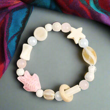 Load image into Gallery viewer, Handcrafted Artisan Ceramic Fish Bracelet
