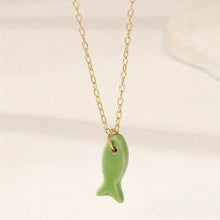 Load image into Gallery viewer, Dainty Ceramic Fish Necklace
