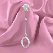 Load image into Gallery viewer, Silver Rose Joint Holder Ring
