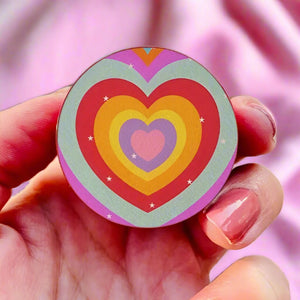 Popping Heart Mini Grinder