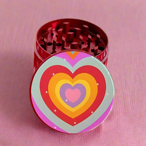 Popping Heart Mini Grinder