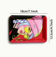 Load image into Gallery viewer, Beanie Blunt Girl Rolling Tray
