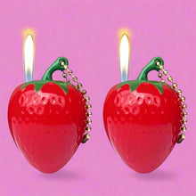 Load image into Gallery viewer, Refillable Strawberry Lighters
