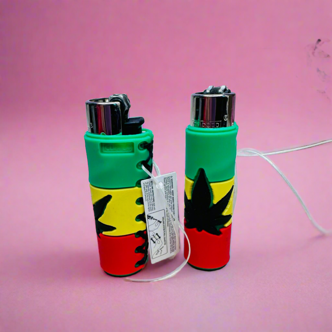 Clipper Lighter with Rasta Case