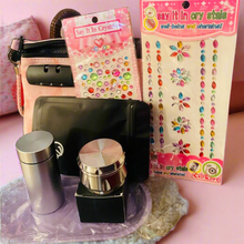 Load image into Gallery viewer, Smell Proof Bag Bejeweled Accessory Set
