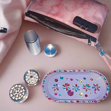 Load image into Gallery viewer, Smell Proof Bag Bejeweled Accessory Set
