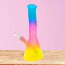 Load image into Gallery viewer, Vivid Ombre Frosted Bong
