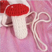 Load image into Gallery viewer, Handmade Crochet Mushroom Lighter Pouch
