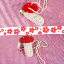 Load image into Gallery viewer, Handmade Crochet Mushroom Lighter Pouch
