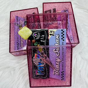 Pink Glitter Smoking Kit