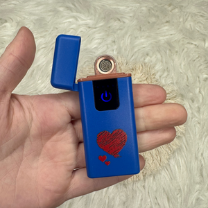 Flameless touch activated lighter