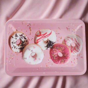 Pink Donut Tray