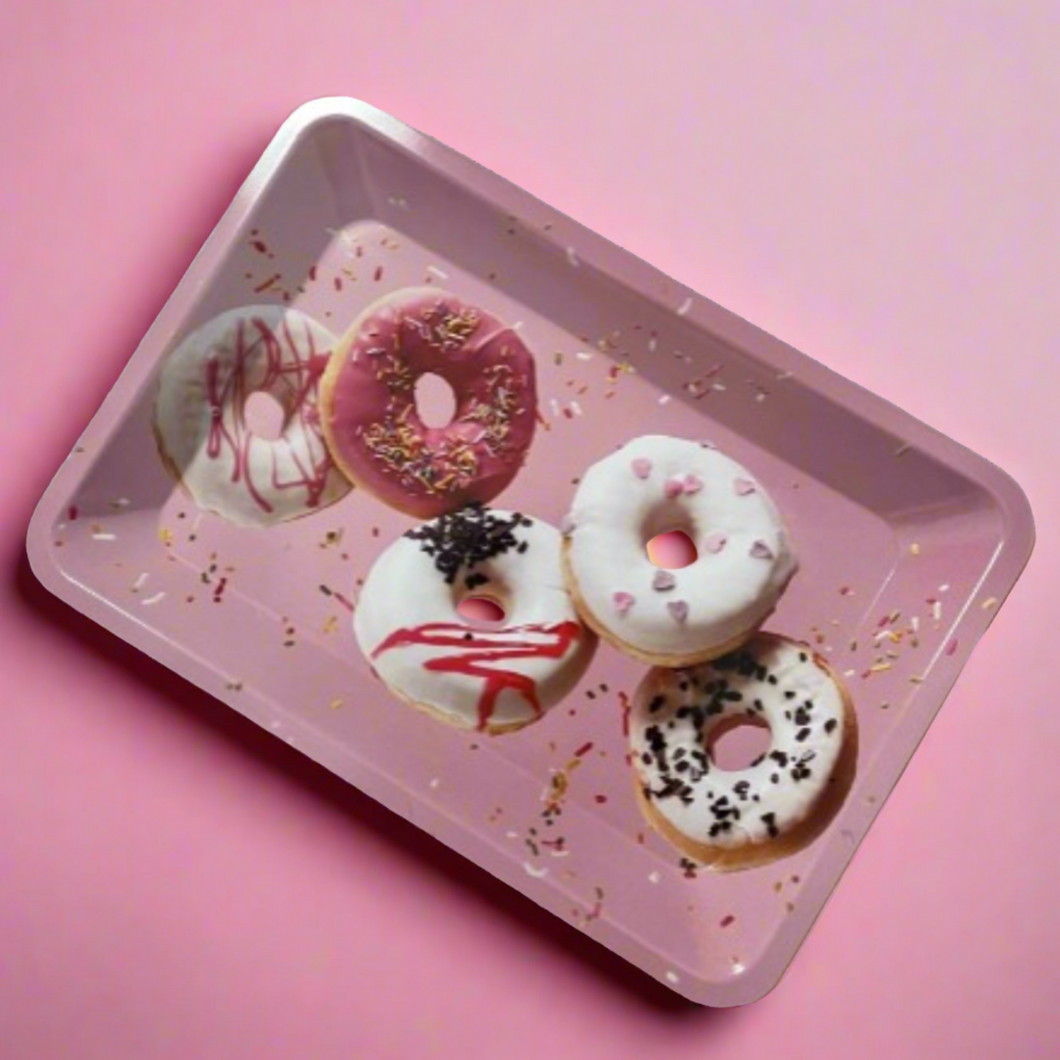 Pink Donut Tray