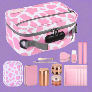 Pink Cow Lock Box Accessory Set