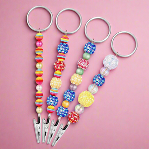 4 Beaded Cigarette Holder Clips | 4 Pcs