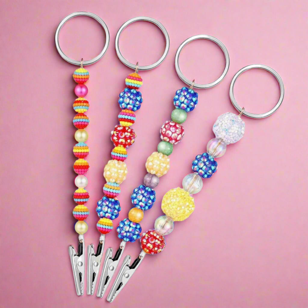 4 Beaded Cigarette Holder Clips | 4 Pcs