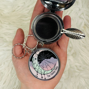 Spooky Moon Pocket Ashtray Keychain