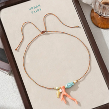 Load image into Gallery viewer, Coral Reef Ceramic Artisan Necklace
