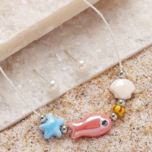 Load image into Gallery viewer, Underwater Ceramic Necklace and Earrings Set
