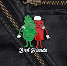 Load image into Gallery viewer, Best Buds Enamel Pin
