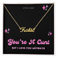 Sassy Cu*nt Personalized Name Necklace