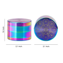 Load image into Gallery viewer, Rainbow Mandala Herb Grinder
