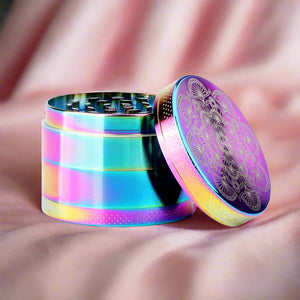 Rainbow Mandala Herb Grinder