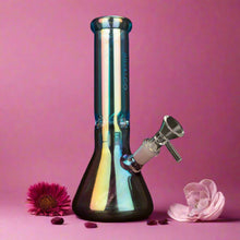 Load image into Gallery viewer, Iridescent Beaker Water Pipe 8 Inch
