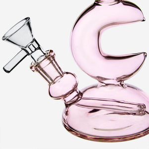 Pink Moon 6" Water Pipe