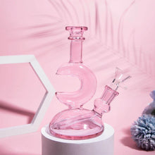 Load image into Gallery viewer, Pink Moon 6&quot; Water Pipe
