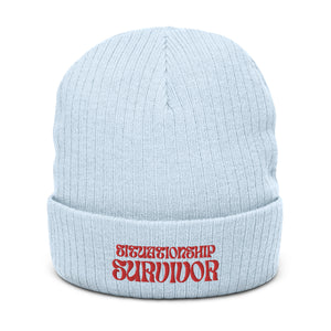 Situationship Survivor Ribbed knit beanie